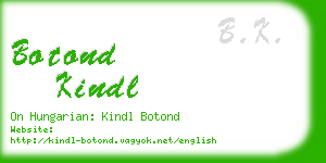 botond kindl business card